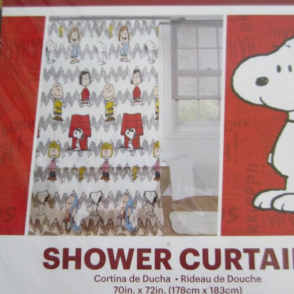 Peanuts Bath Snoopy Peanuts Gang Shower Curtain Poshmark